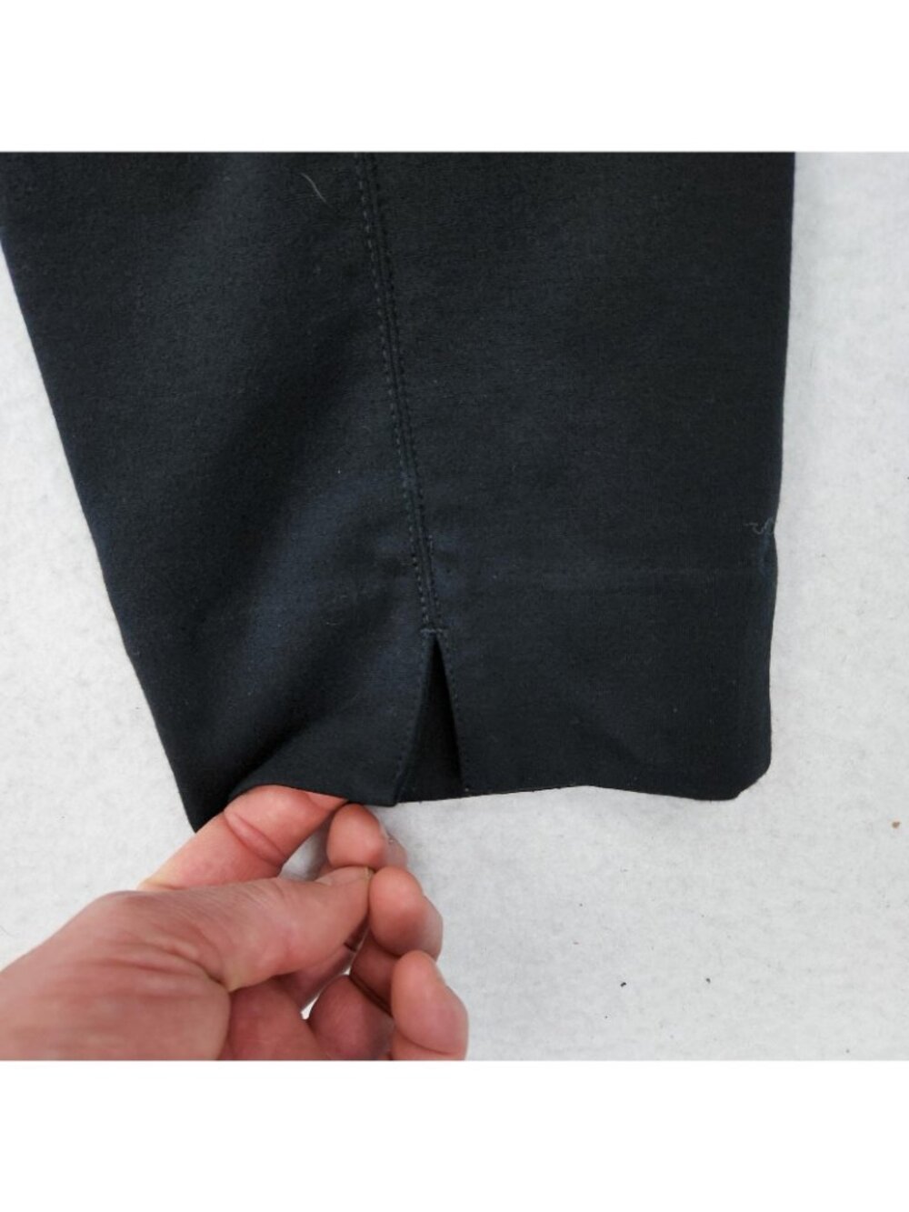J Jill Pants Womens Medium Black Ponte Slim Leg Pull On Ankle Mid Rise Casual - Picture 9 of 12